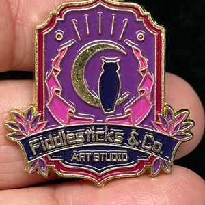 2/22 🧙‍♀️💀🪦Wiccan/witchcraft lapel pin -enamel NWOT